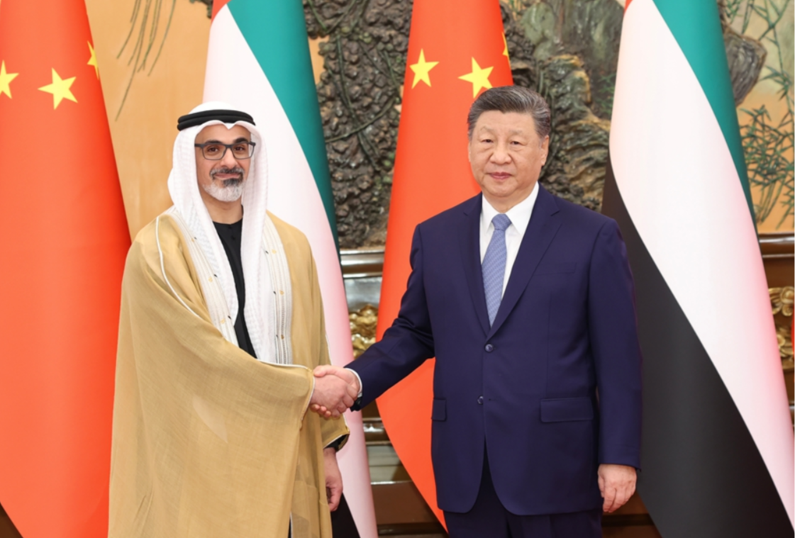 习近平会见阿联酋阿布扎比王储哈立德